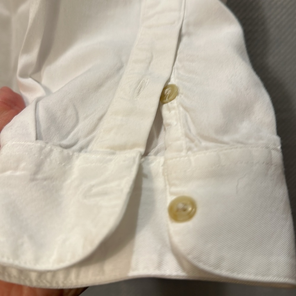 Lucky Brand White Classic Button-up Size M - Picture 5 of 15